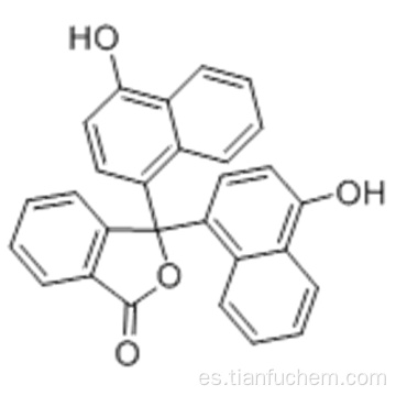alfa-naftolftaleína CAS 596-01-0